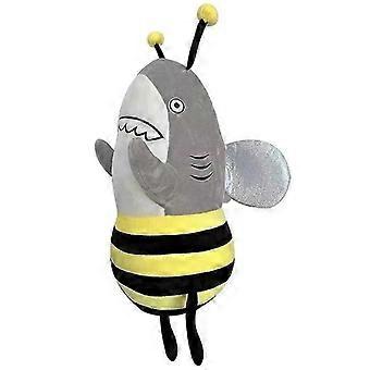 2025 35CM Doll plush toy shark bee funny gift shark bee creative doll