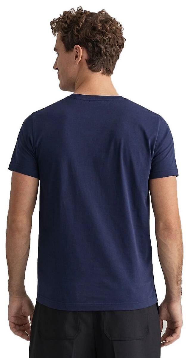 Gant Logo SS T-Shirt - Evening Blue