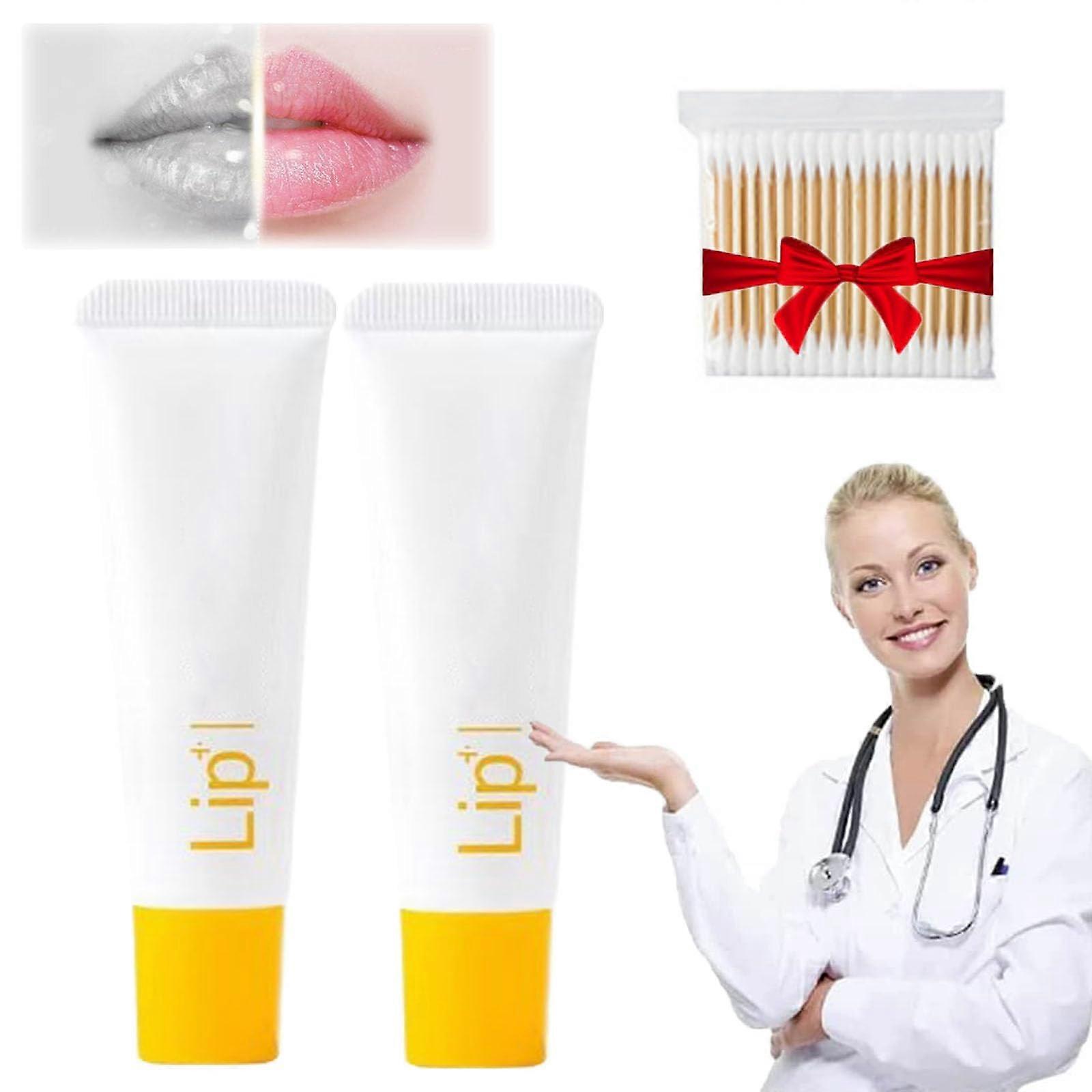 Lip Balm for Dry Cracked Lips with Deep Hydration and Overnight , Natural Moisturizing (*2)