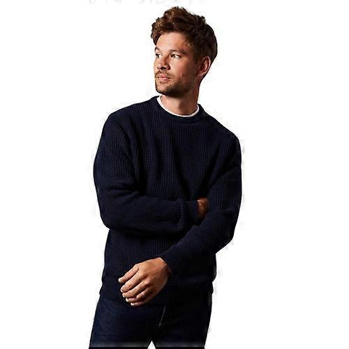 Burton Mens Ribbed Crew Neck Jumper