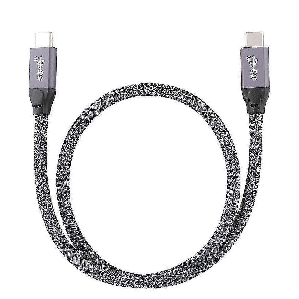 USB3.1 Gen2 Type-C Data Cable PD Fast Charging Cable With E-Marker 5A(0.5m) 26-27s