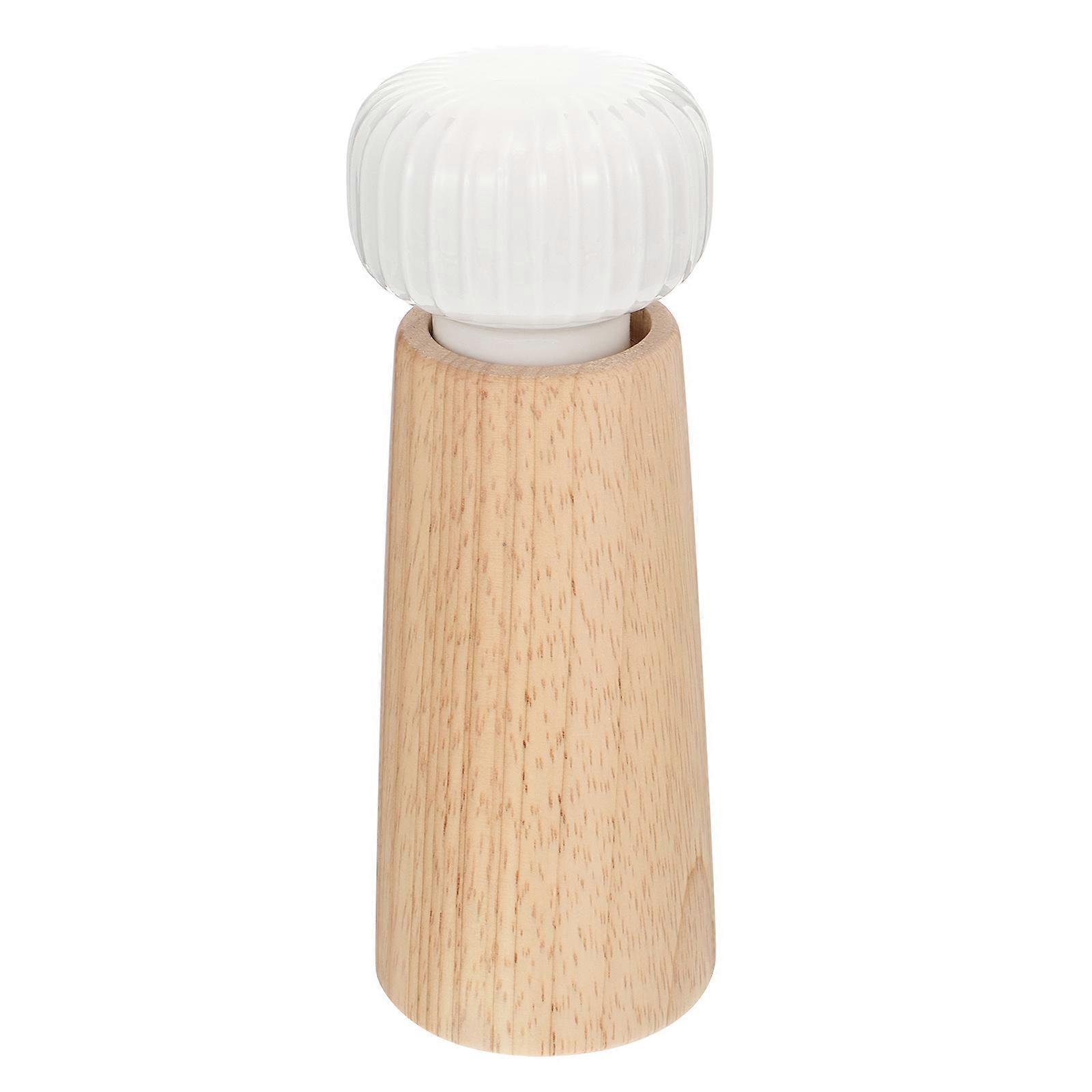 Ceramic Pepper Grinding Tool for Kitchen Use White Easy to Clean Reusable 1 Pc