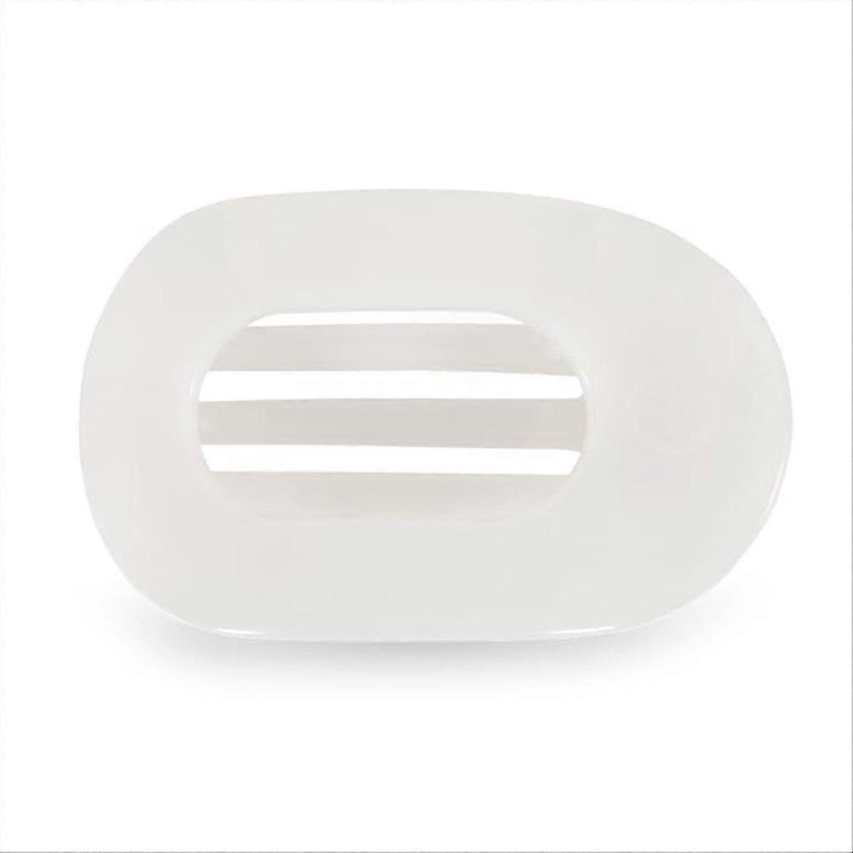 Small Flat Round Clip - Strong Grip, Bendable Teeth, Comfortable Curved Design - for Lying Down, Yog