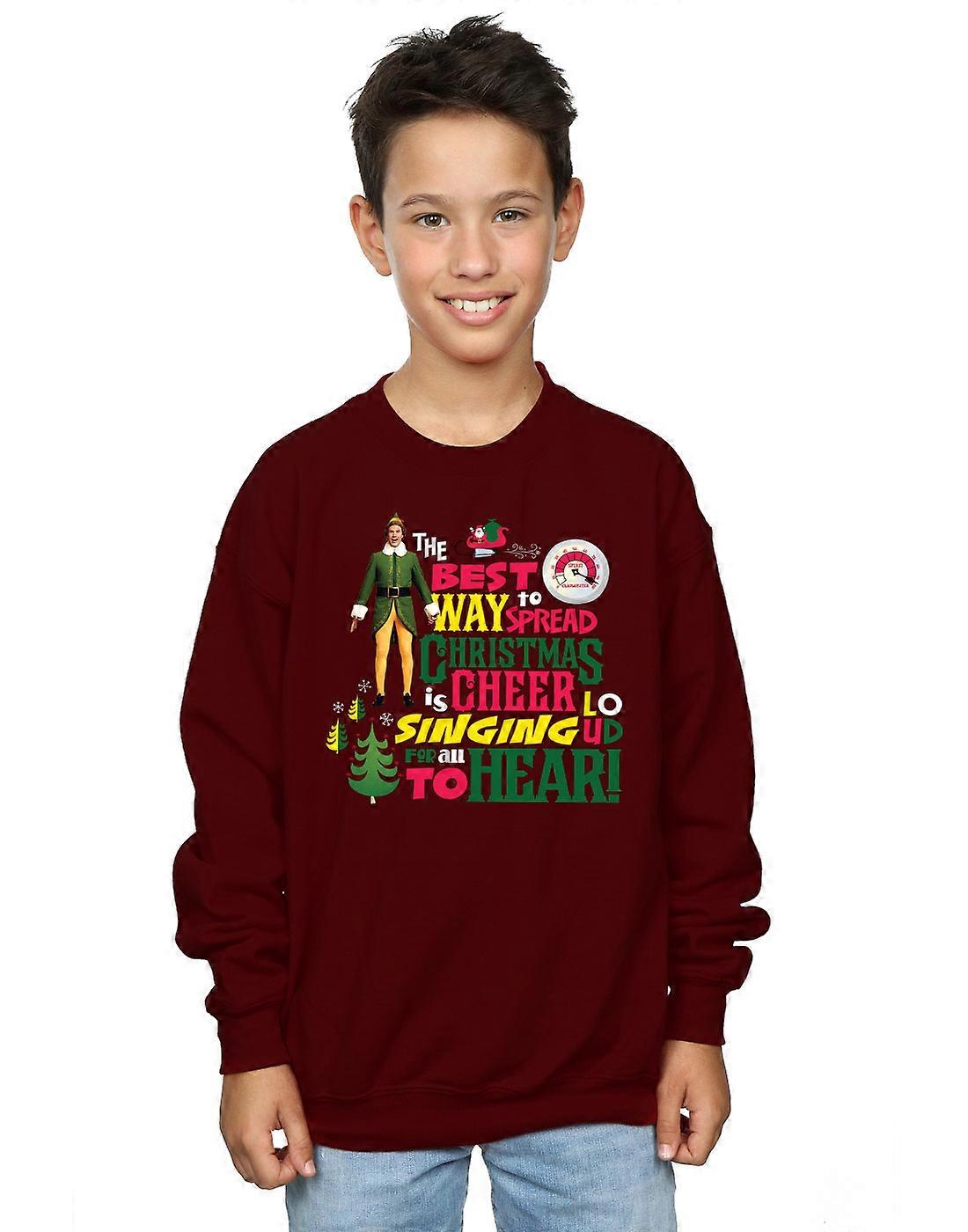 Elf Boys Christmas Cheer Sweatshirt