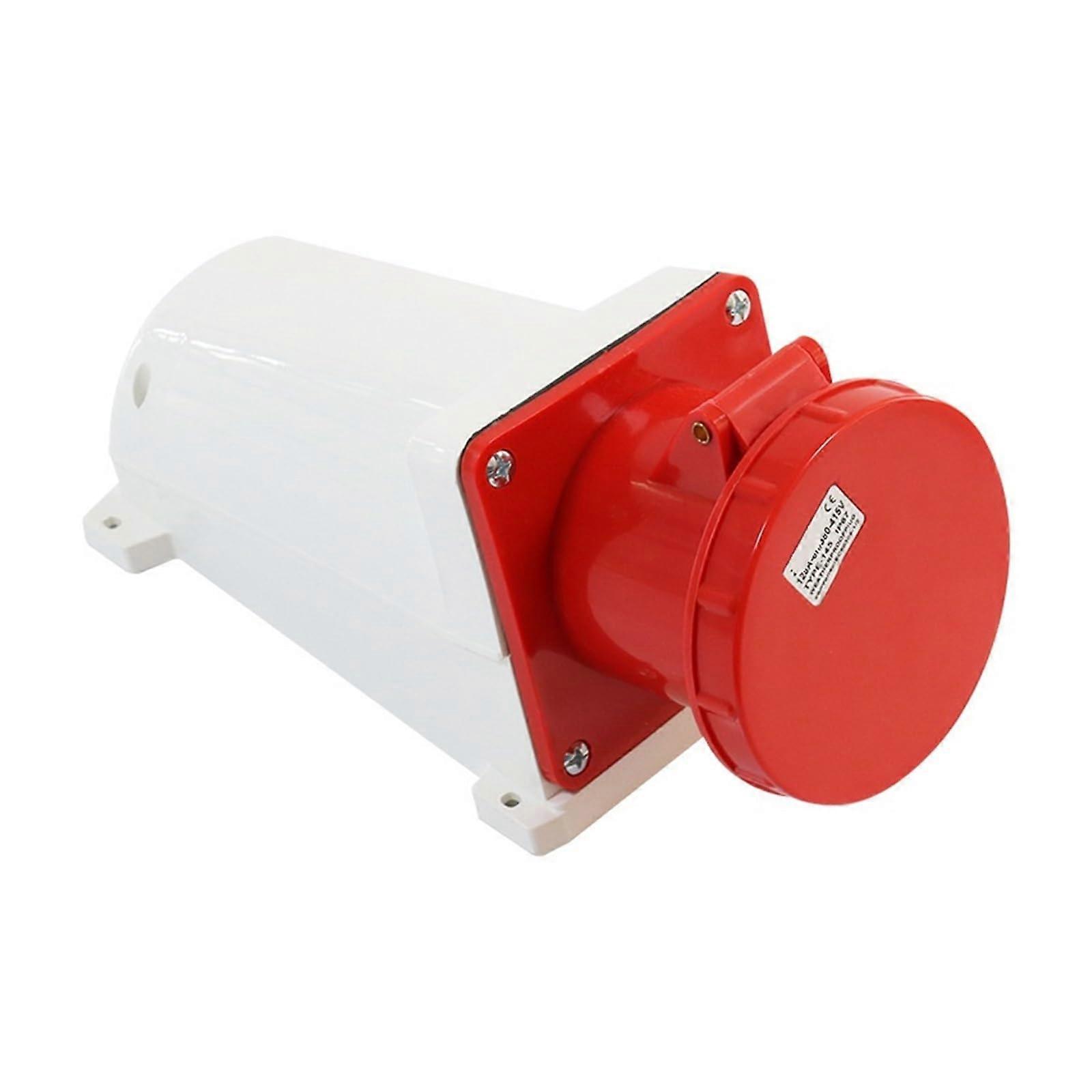 125A Three Phase Industrial Plug and 5 Core Socket IP44 Waterproof  Current Capacity