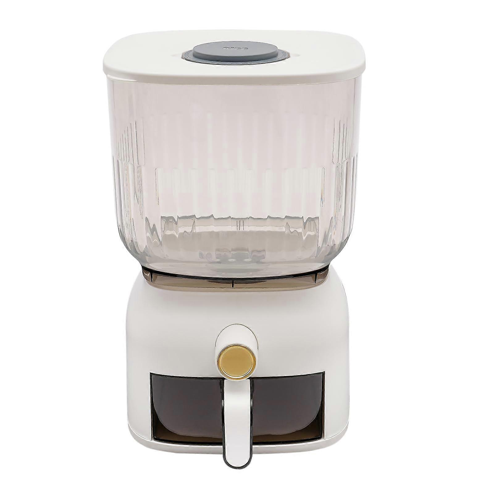 22 lbs Rice Dispenser Large Capacity Grain Storage Container with OneTouch Dispensing for Kitchen