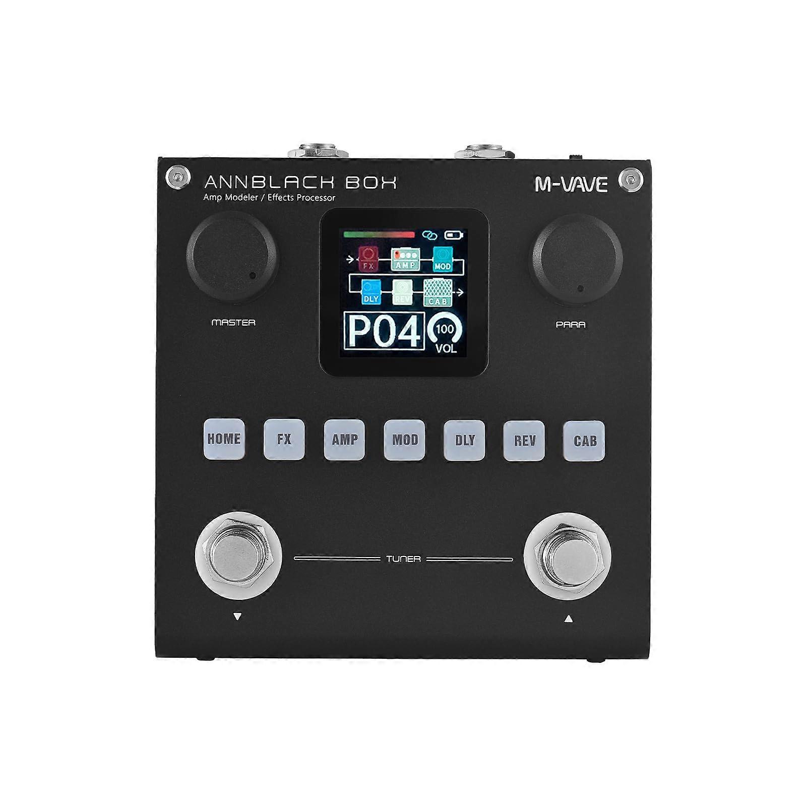 Guitar Multi Effects Processor with Neural Network Amp Modeling, 80 Presets, IR Support for Bass