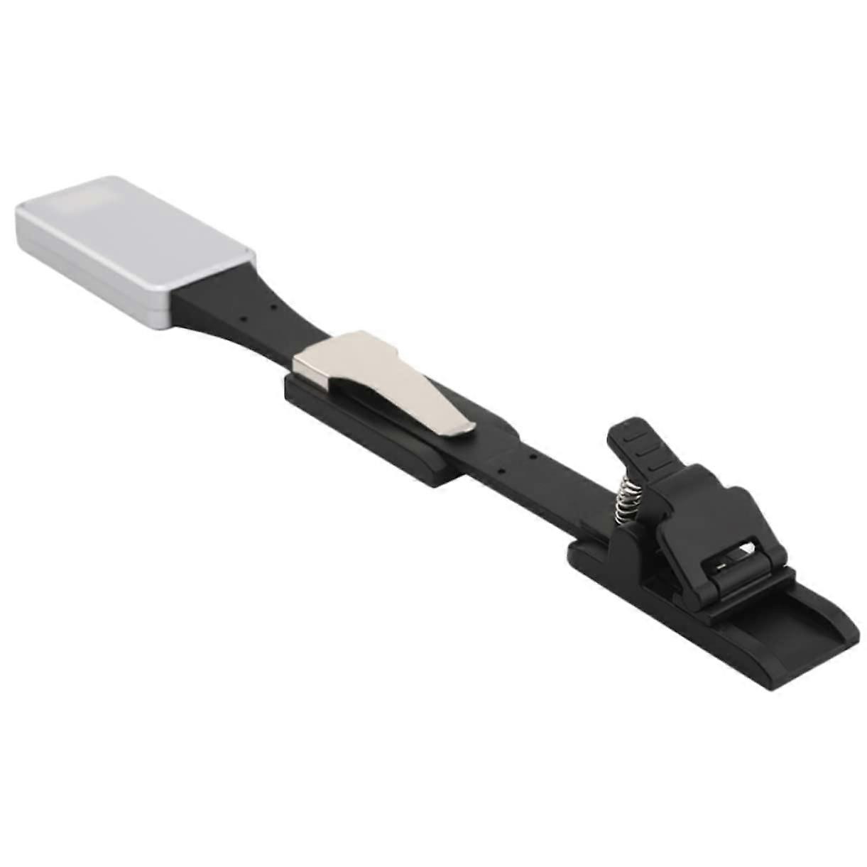 LED Book Light with Magnetic Dual Clips USB Rechargeable Adjustable Color for Bed and Study