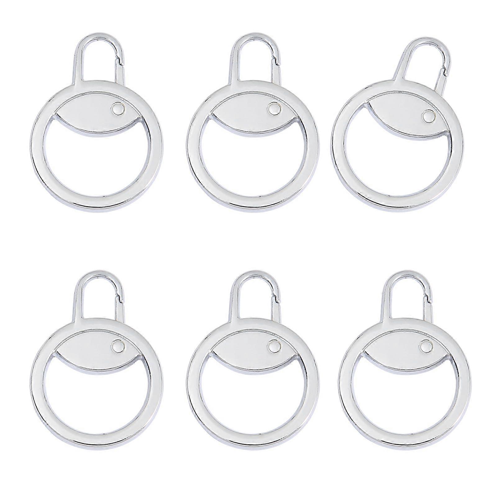 Zipper Pull Replacement Kit, Durable Metal Pulls, Tool Quick Fix for Travel and Home