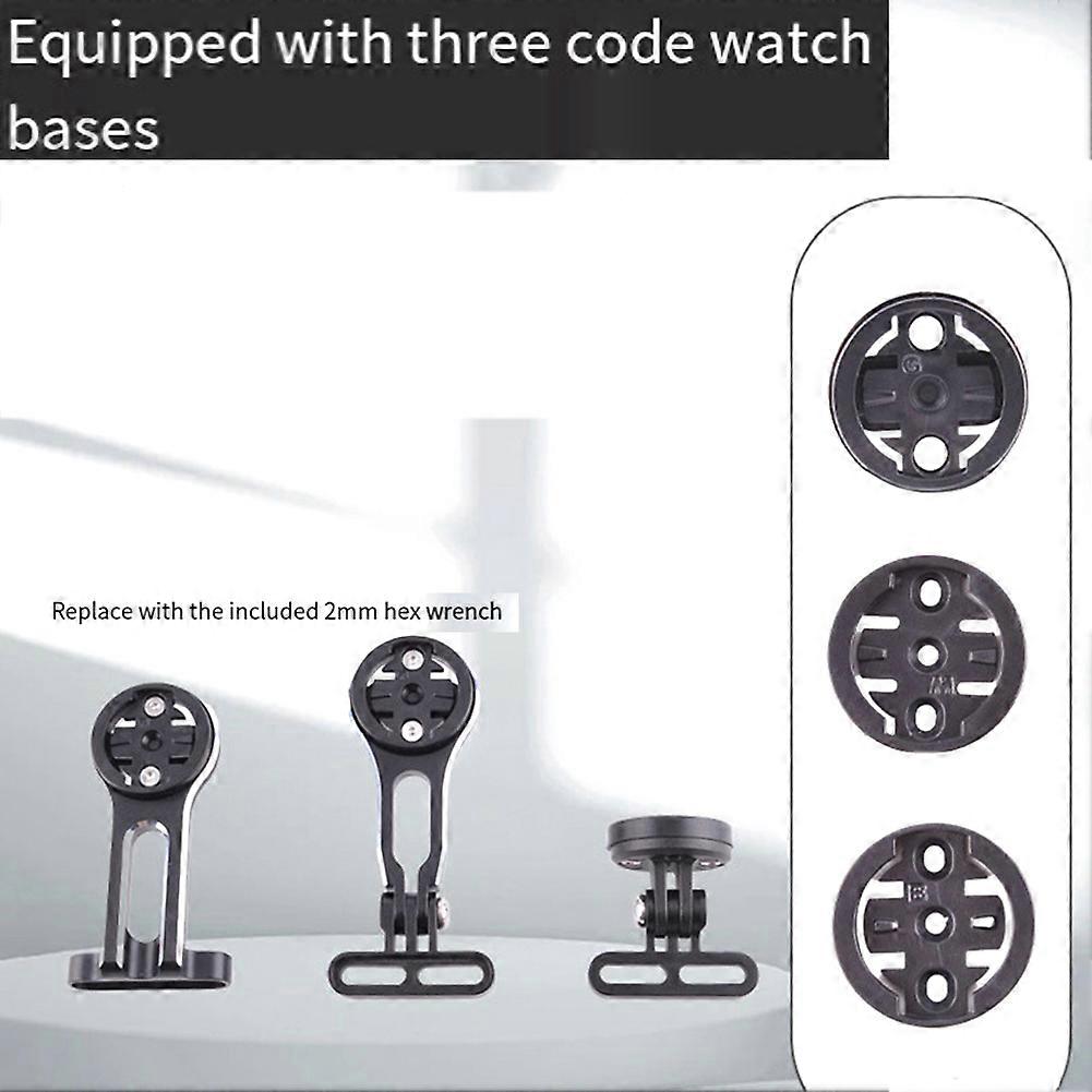 Adjustable Speedometer Extension Bracket Lightweight Aluminum Alloy Bicycle Computer Holder for Garmin Replacement A