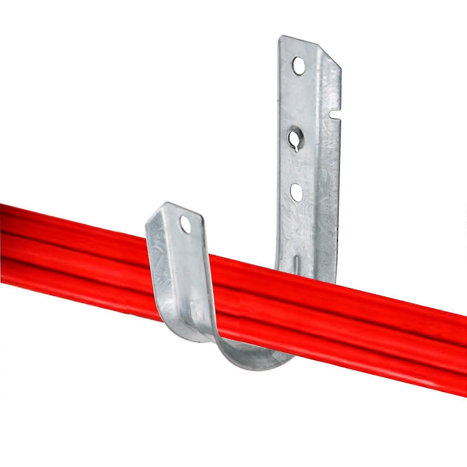 25 Pack Heavy Duty Cable JHook for Wall Mount, Galvanized Steel Cable Support Bracket, Holds 80 Cables