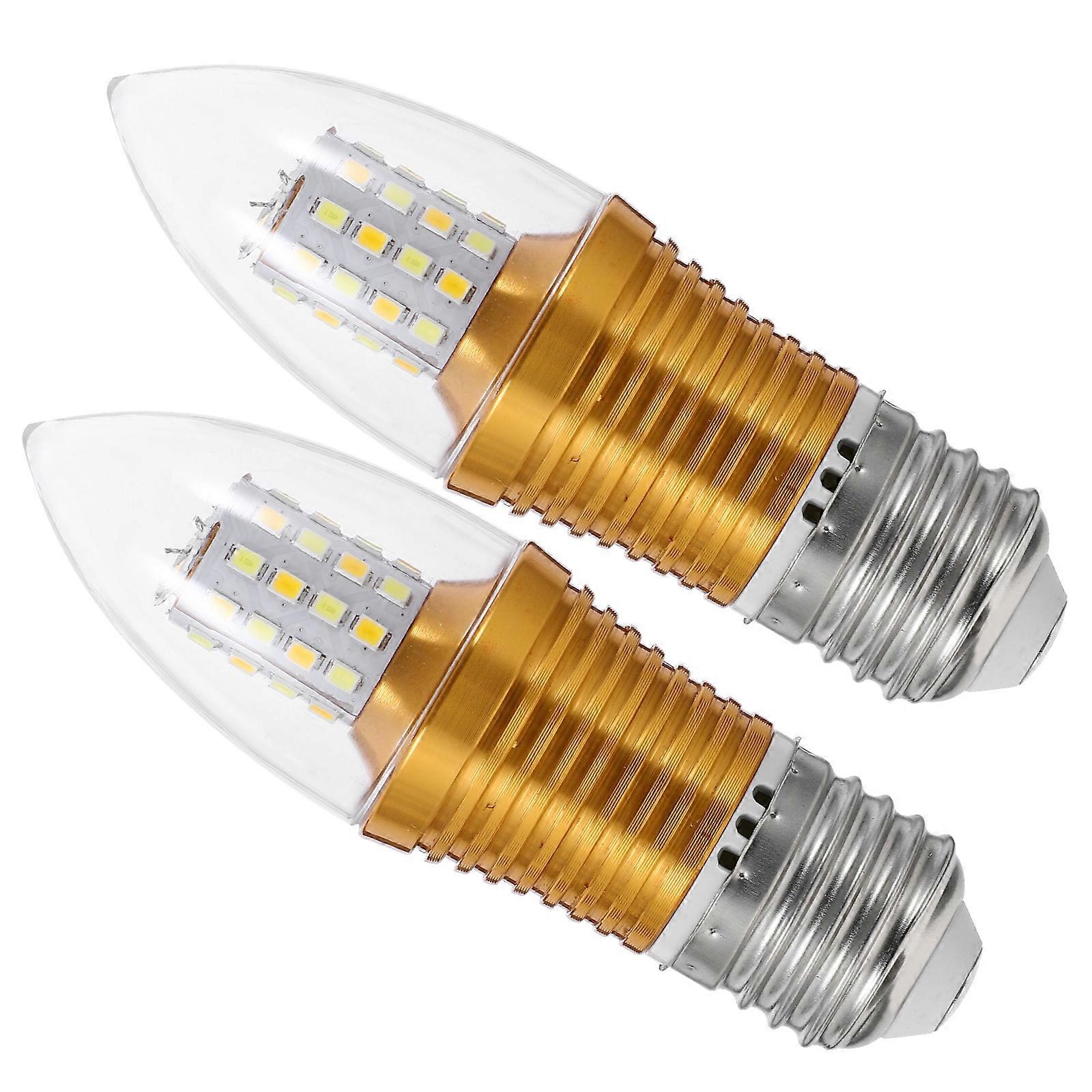Smart LED Candle Light Bulb for Dimming Function 2Pcs Golden Multi-Purpose