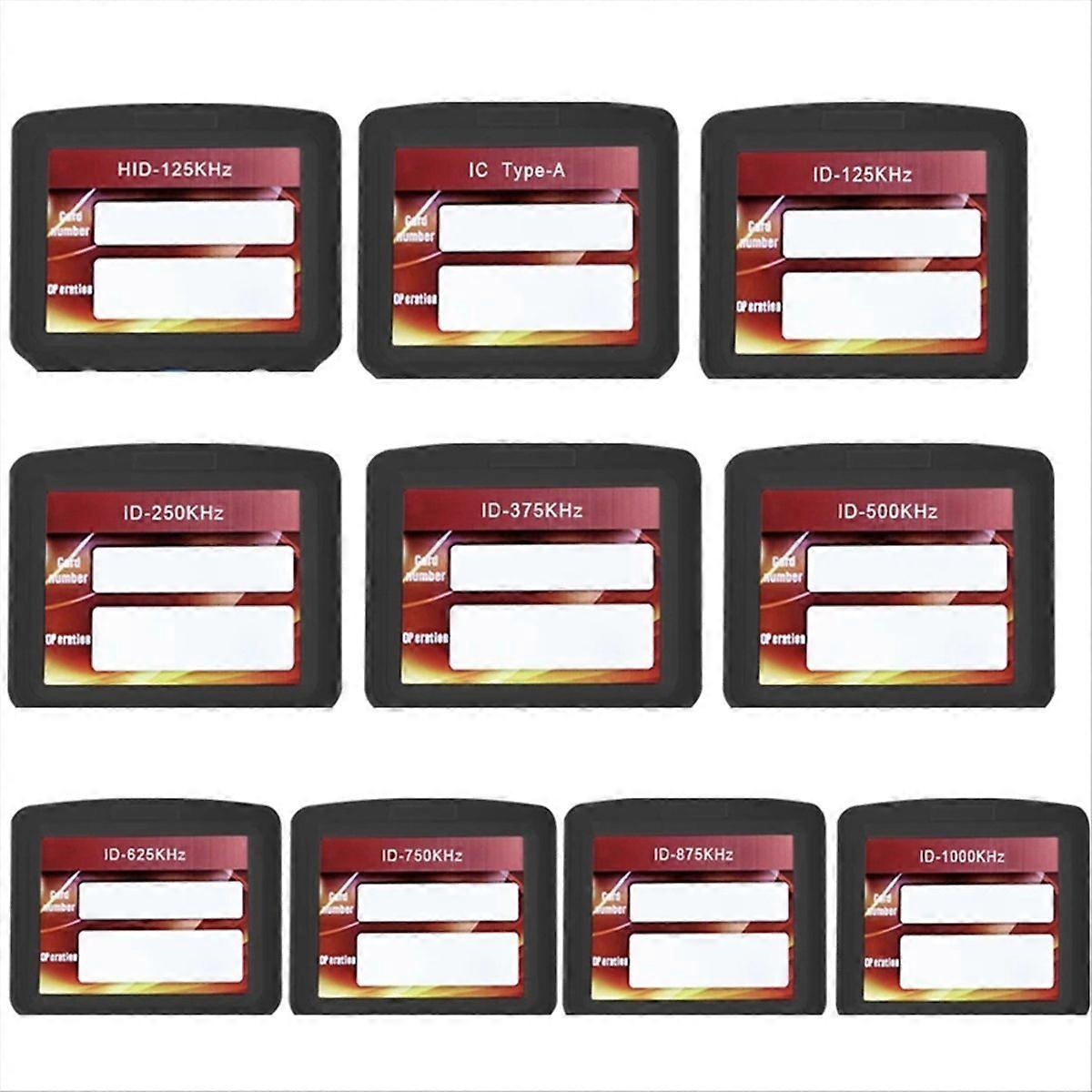 10 Frequency RFID NFC Card Reader Writer Duplicator+5XUID Keychain