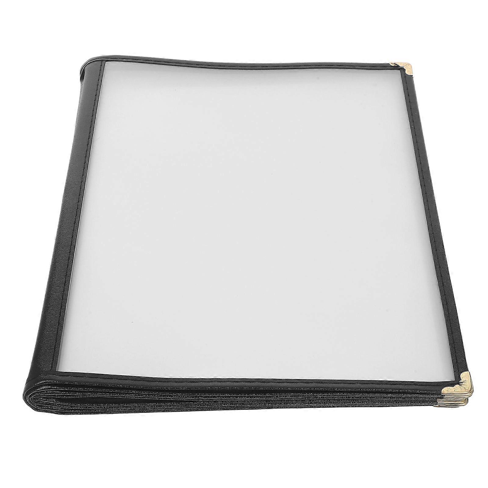 A4 Menu Cover 3Pcs PVC Transparent Menu Covers for Protection