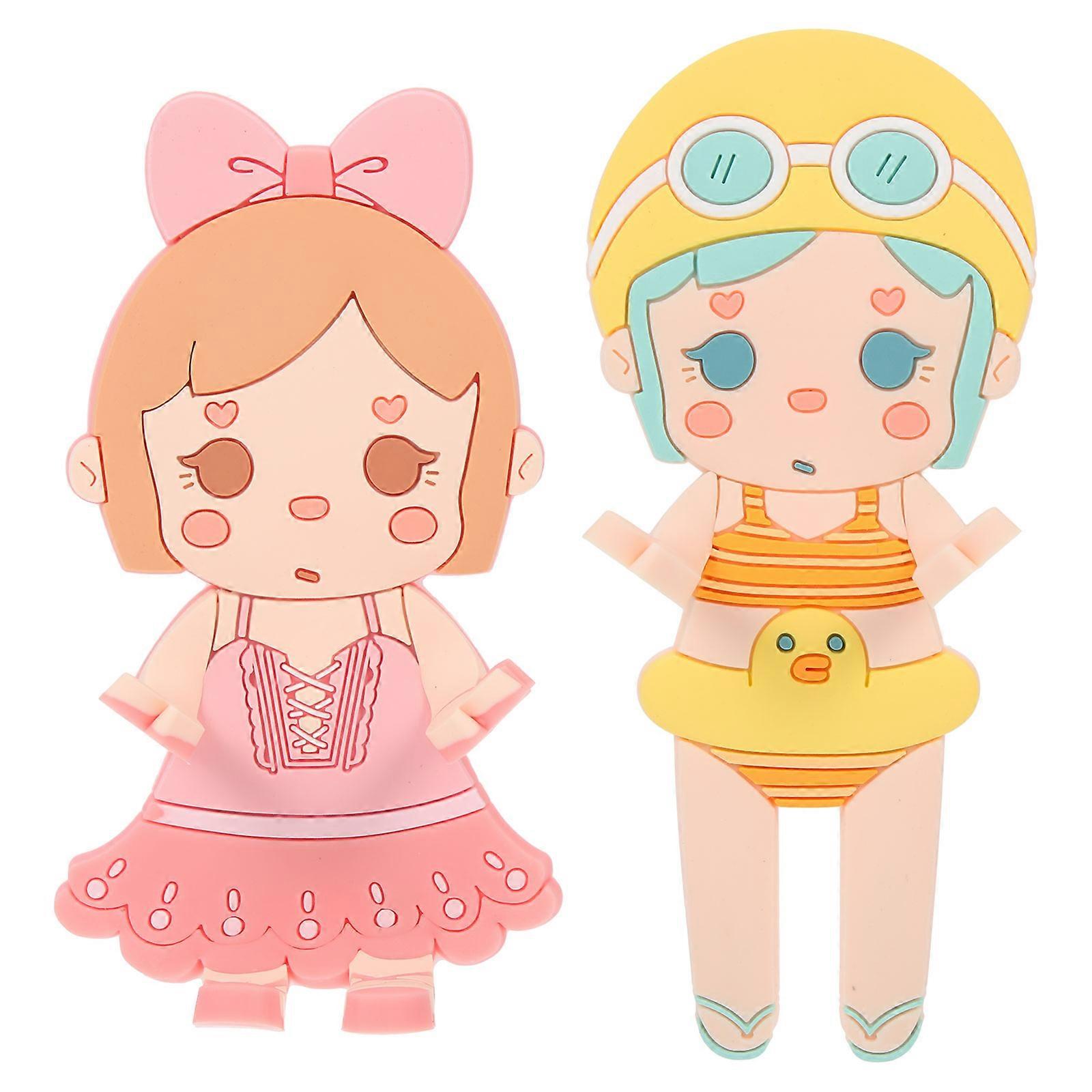 Bendable Hooks Decorative Hooks for Hanging Things with 6Pcs Adhesive