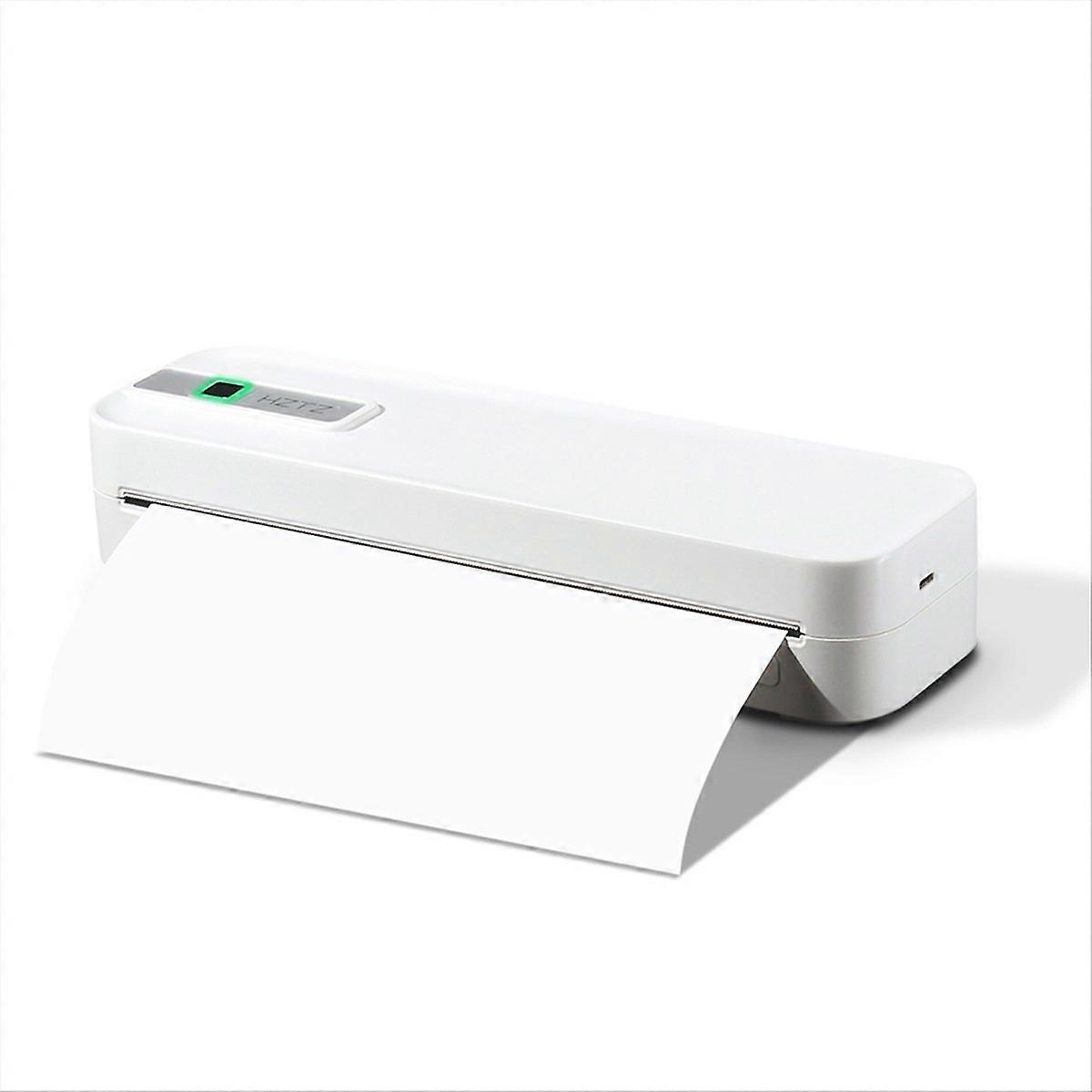  Portable Printer Wireless for Travel, Thermal Printer Inkless, Small Compact Printer Support Folding Paper/Rolling