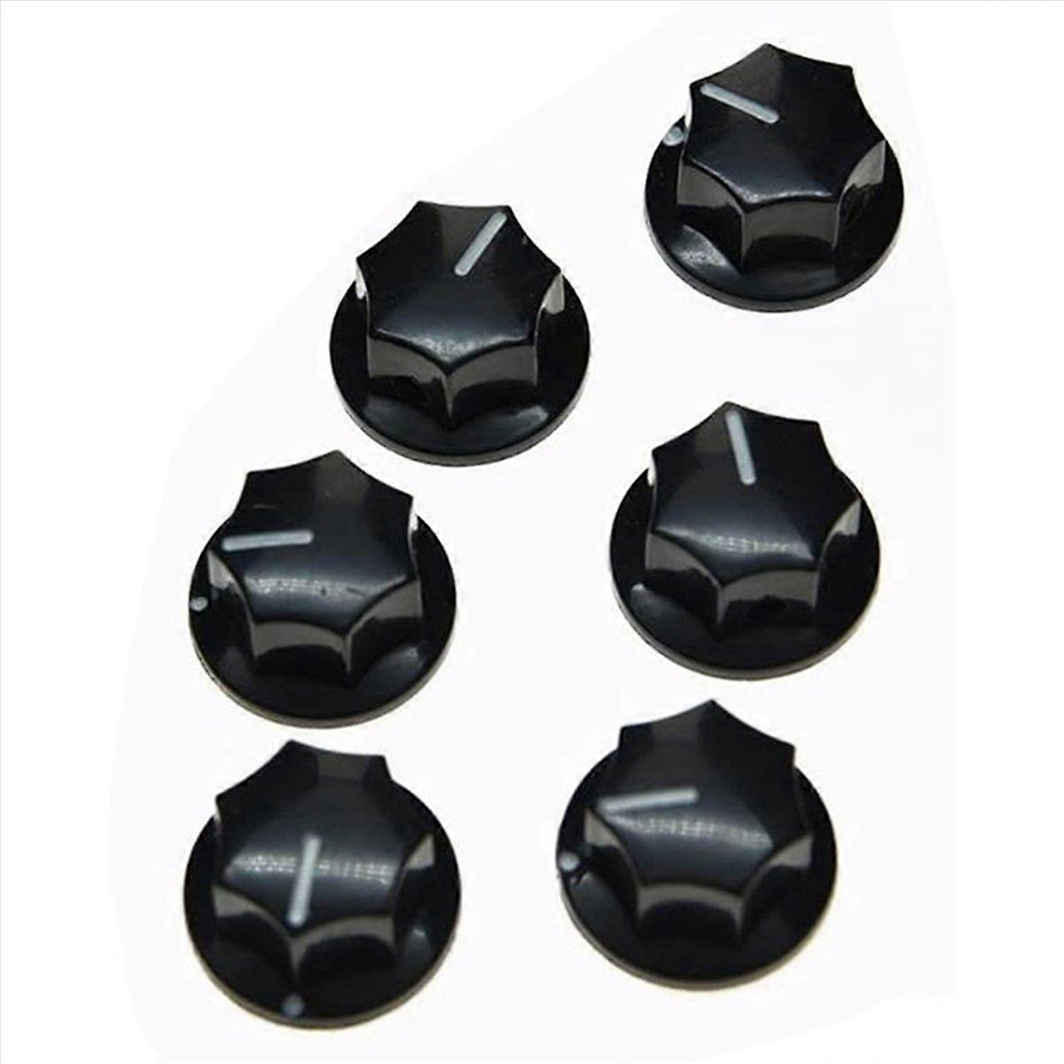 10Pcs Guitar Knobs Amplifier Amp Knob Bass Tone Volume Knobs with 6Pcs Control Knob Volume Audio Con