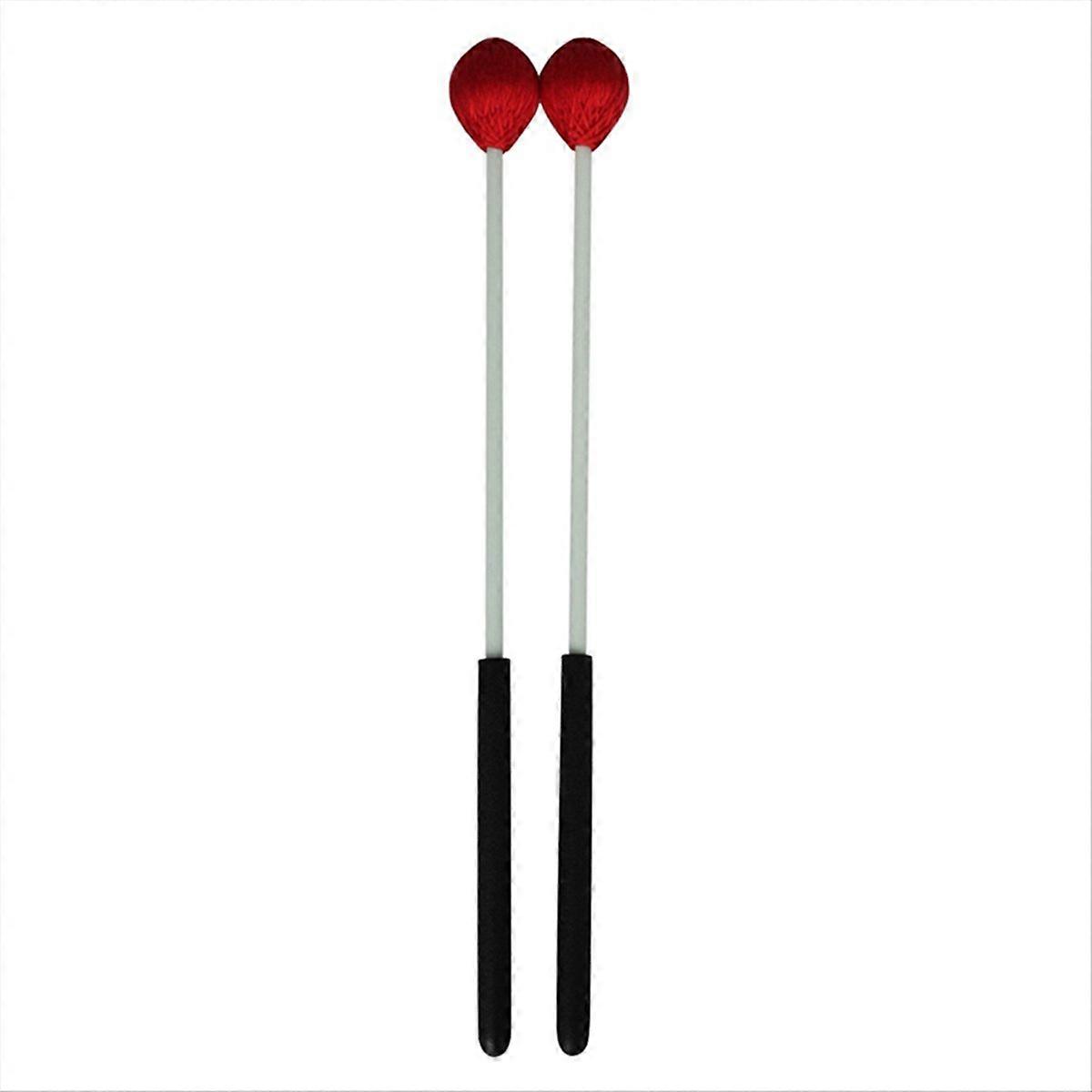1 Pair Yarn Mallets for Marimba Percussion Sticks Medium Hammer