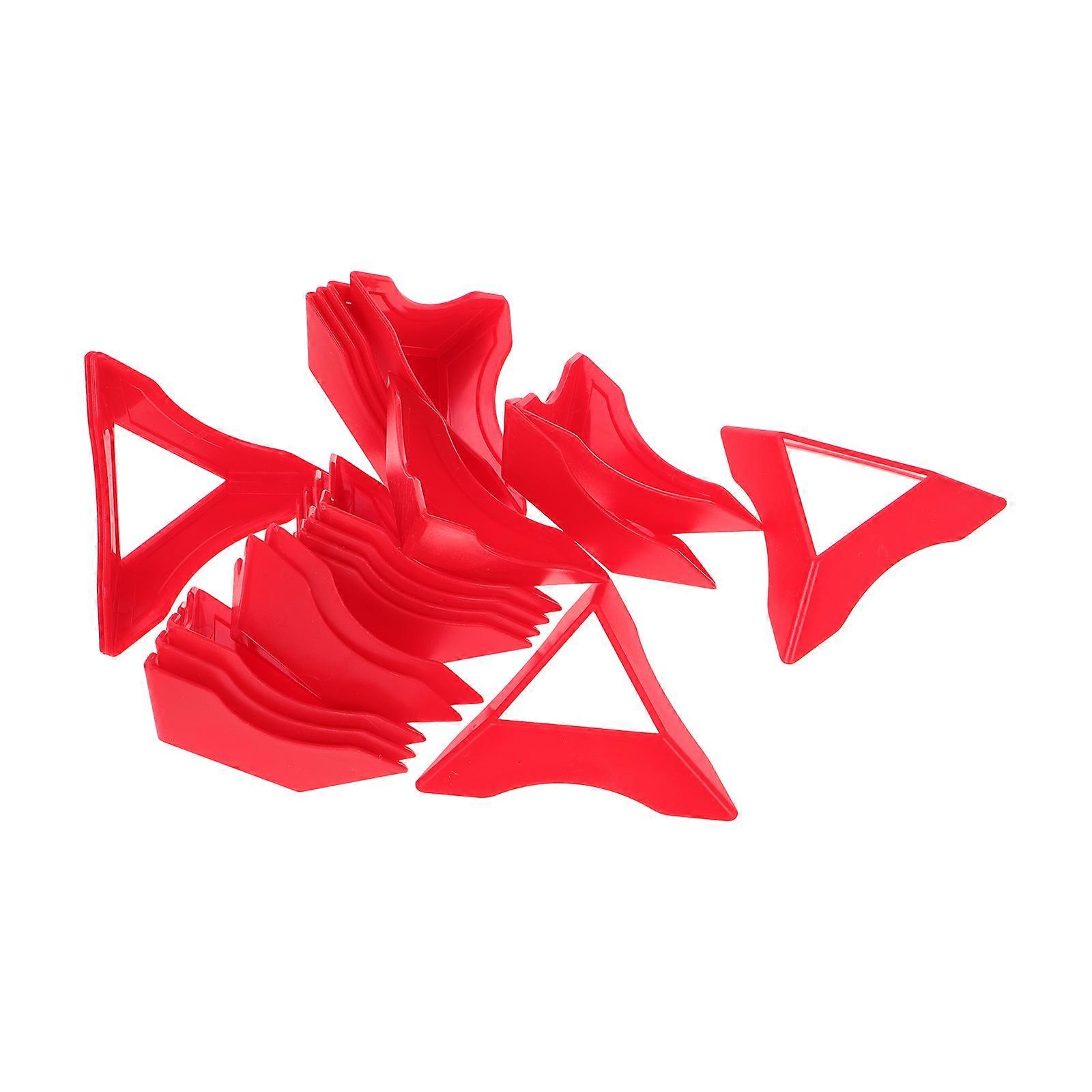 Colorful Stand Triangle Base for Stable Display 20Pcs Plastic Holder