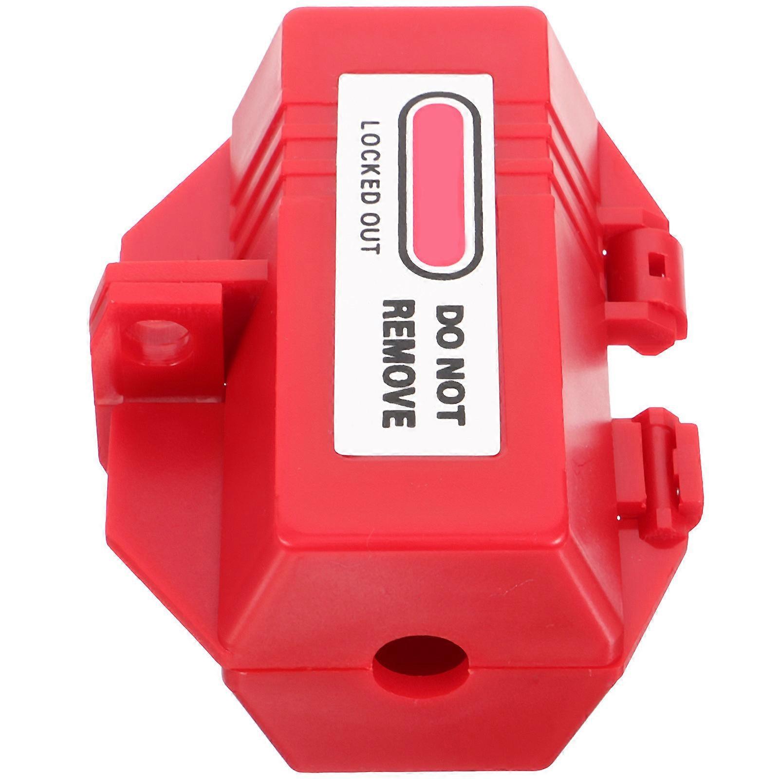 Home Use Electrical Plug Lock Device Industrial Grade Red