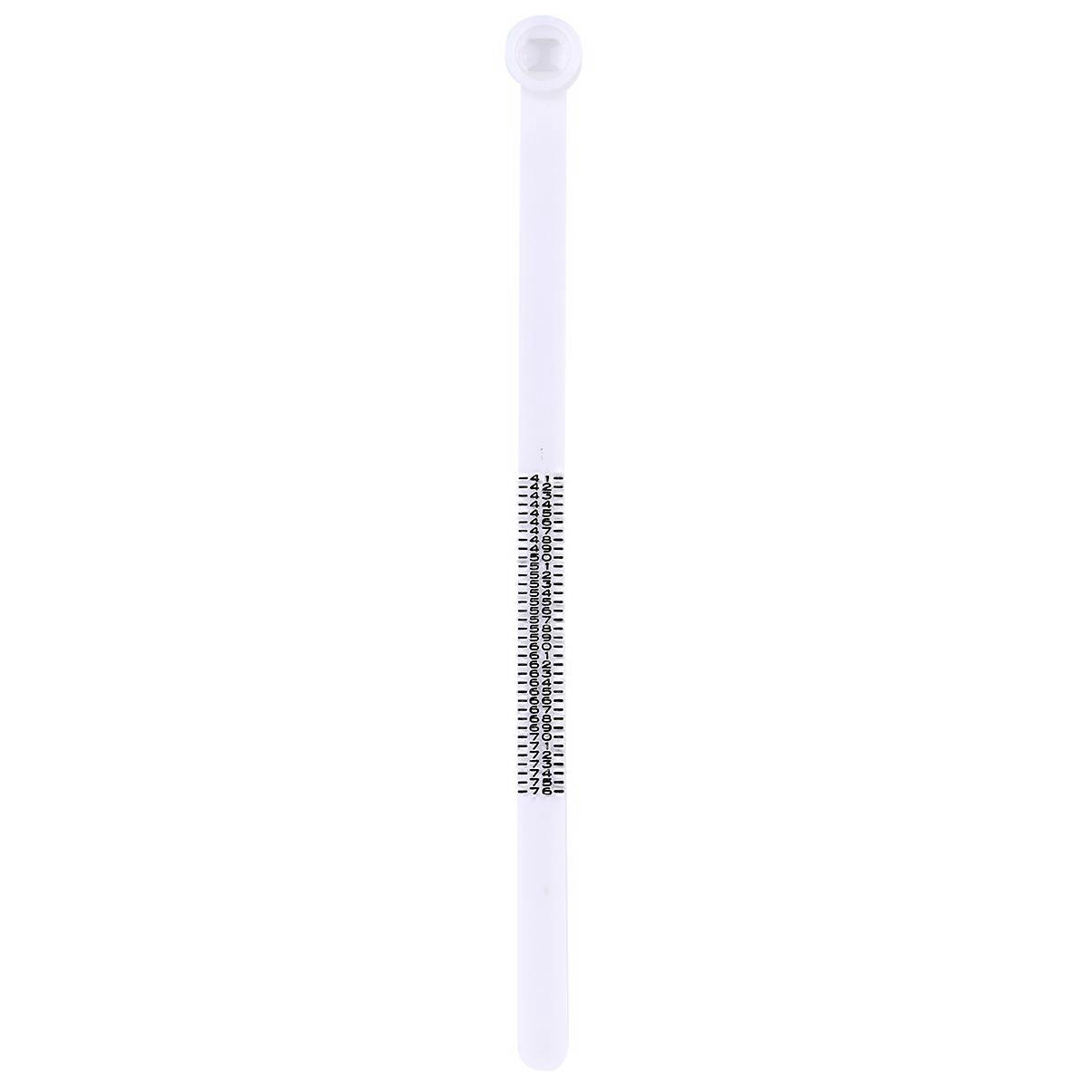 Plastic Ring Gauge for Ring Measuring 3Pcs White Durable Material