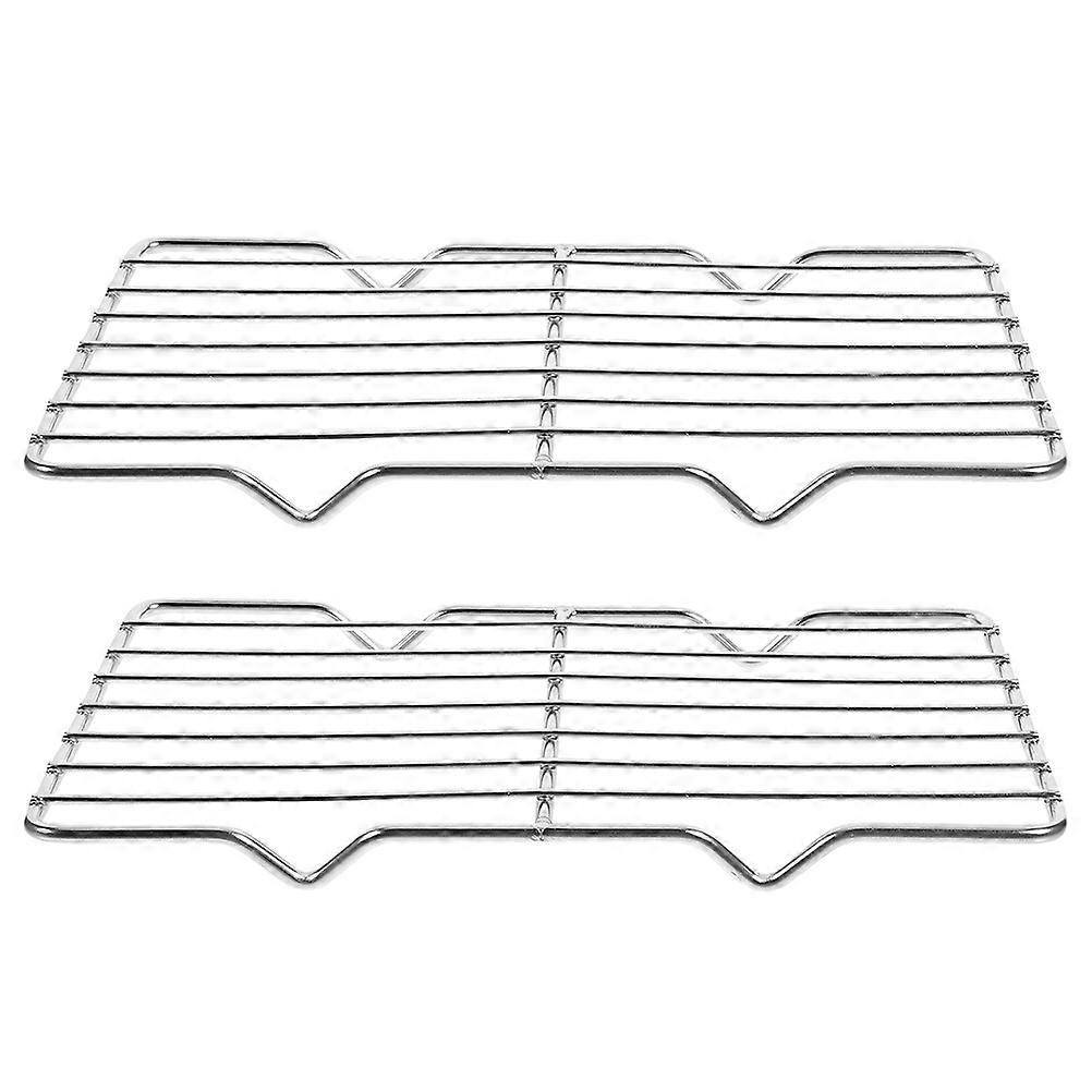 Water Rack Bread Cooling Rack for Baking 2Pcs Silver Stainless