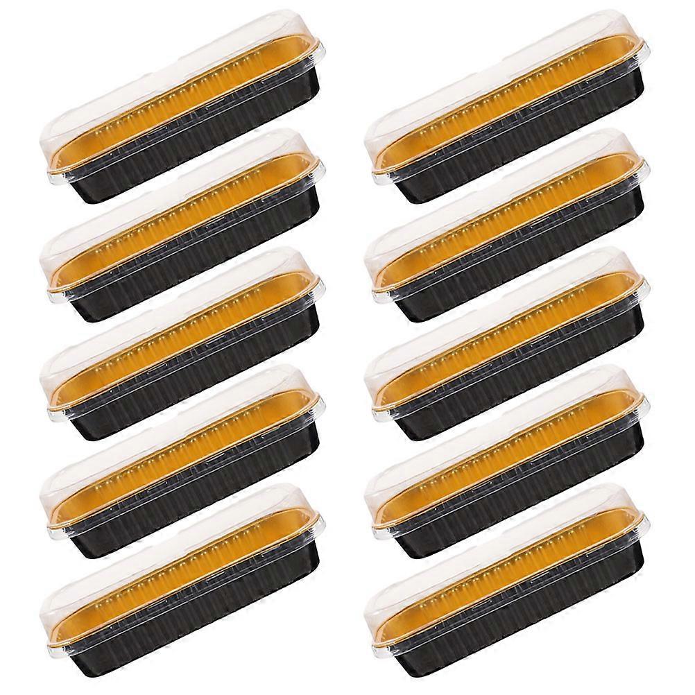 Aluminum Foil Cake Box for Baking 10Pcs Compact Multi-Function Food Boxes