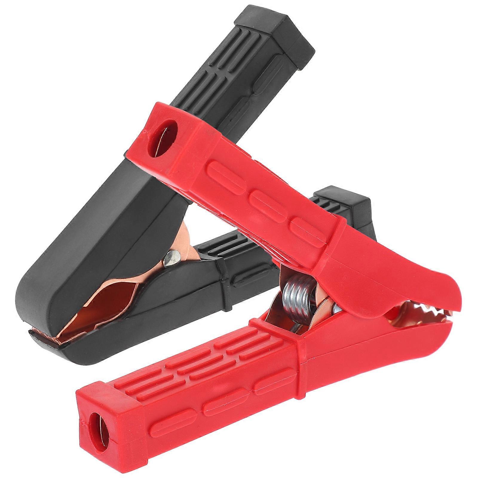 Battery Charger Clamp Electrical Test Clamp for Emergency Start 2Pcs