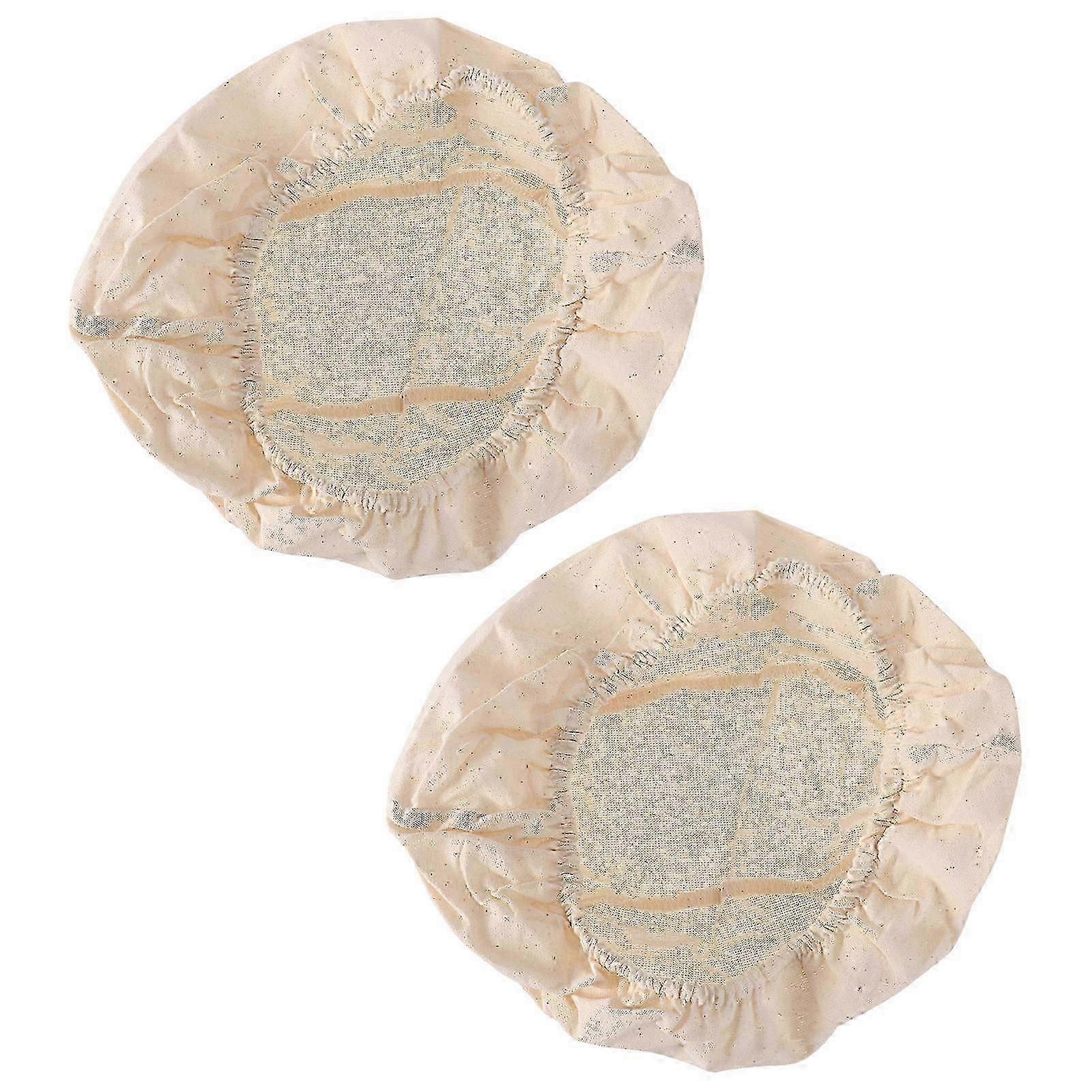 Oval Bread Basket Cloth Covers | 2Pcs | For Baking, Fermentation & Shape Retention