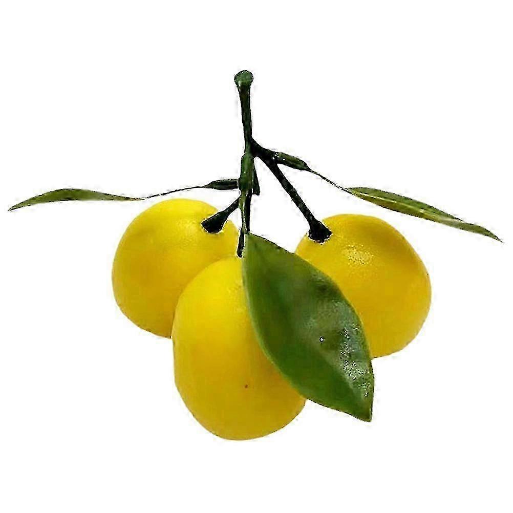 Plastic Lemon Prop Decoration for Display Multi Color Simulation