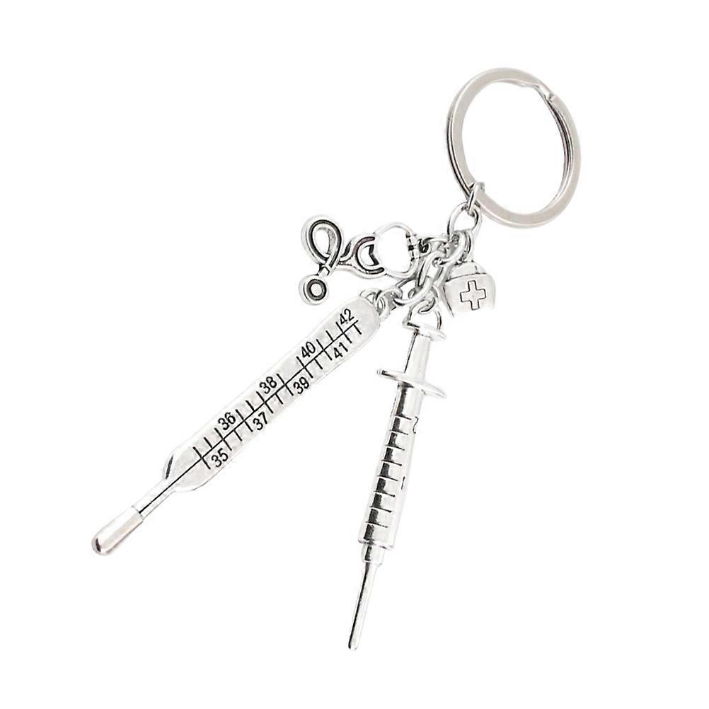 Doctor Accessory Keychains Creative Key Holder for Decoration with Key Ring