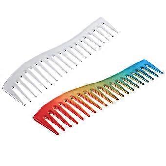 Ontwarrende kam voor mannen, 2 stuks, duurzaam ABS-haarstylingtool