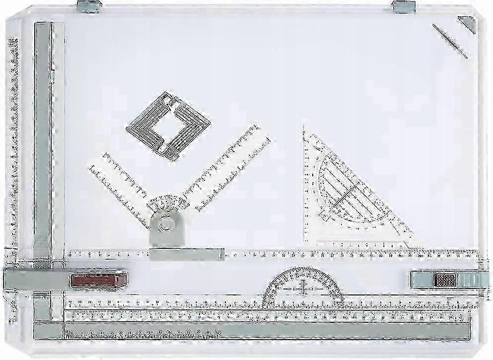 A3 Drawing Board for Drafting, Rotring S0213910, Parallel Movement, Includes Ruler and Triangle,l