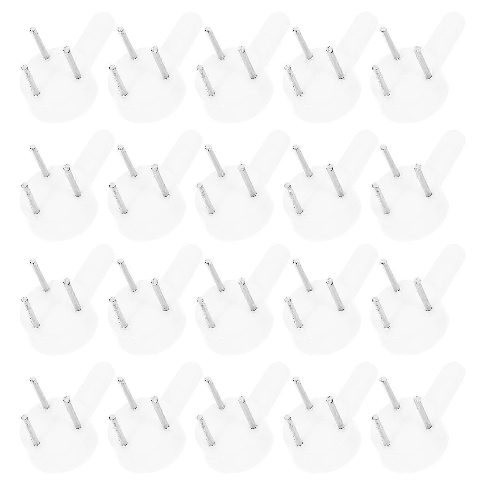 White Non-Trace Picture Hooks for Hanging Wall Frames 20Pcs Durable Plastic