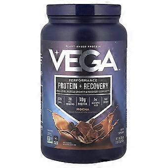 Vega, Plant-Based Protein, Performance Protein + Recovery, Mocha, 1 lb 13 oz (812 g)