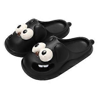 Funny Cartoon Puppy Slippers Comfortable Breathable Slippers for Bathroom Shower-nbh