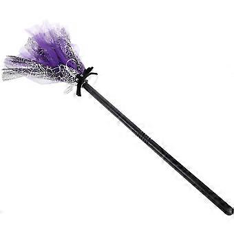 Halloween heksenbezem, heksenbezemsteel, cosplay-accessoire, Halloweenkostuumaccessoire, 73 cm