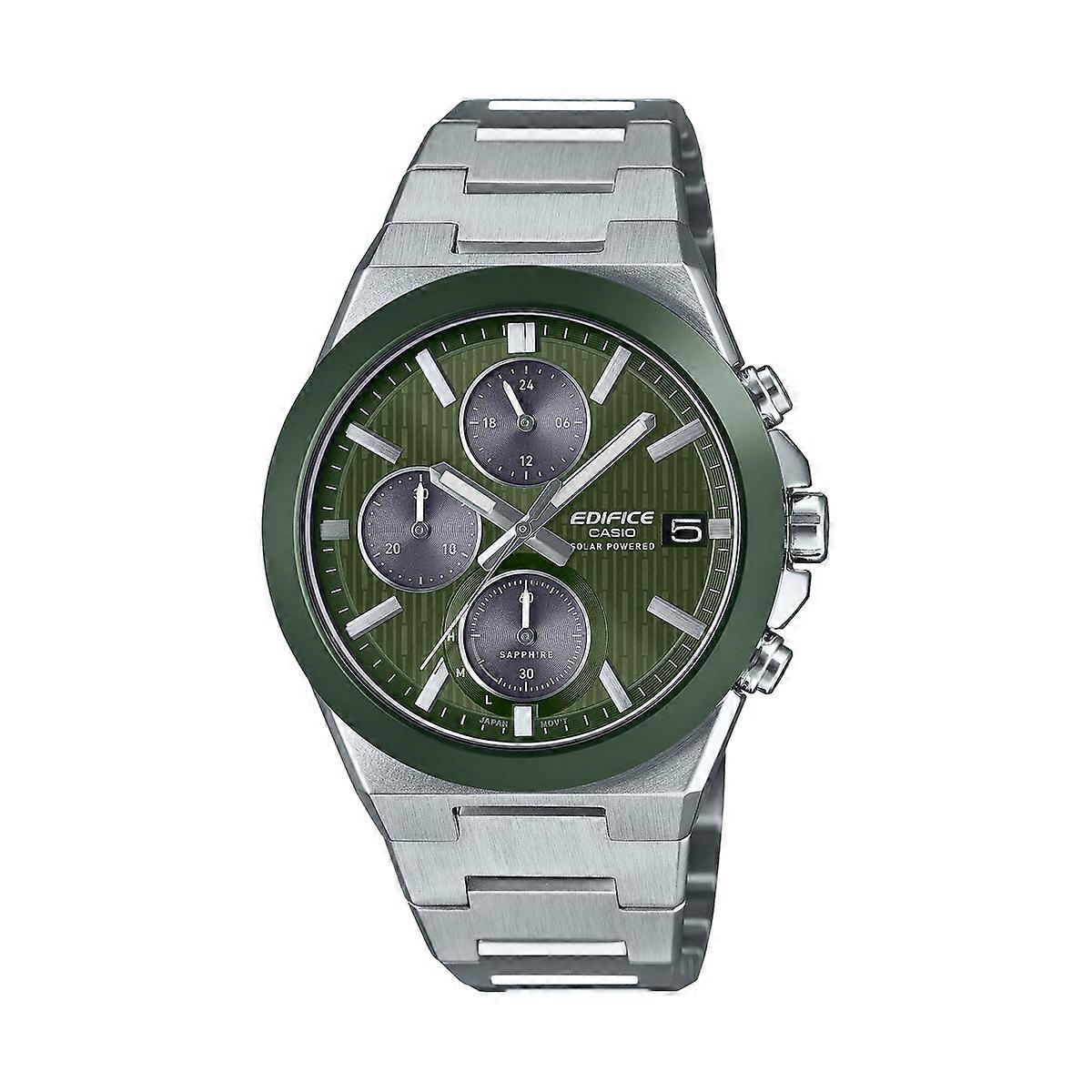CASIO EDIFICE SOLAR POWERED CHRONOGRAPH - GREEN
