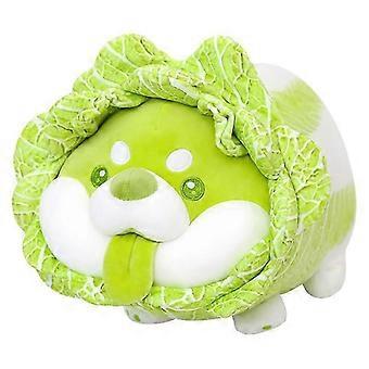 H Cabbage dog plush doll plush toy animal toy pillow soft cute doll gift home decoration boy girl birthday - 22 cm (squatting position)
