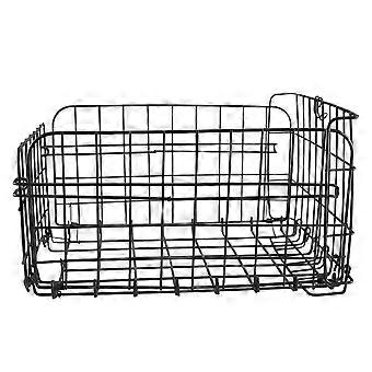 Koszyk rowerowy Steel Wire Rear, wygodny, do przechowywania, czarny