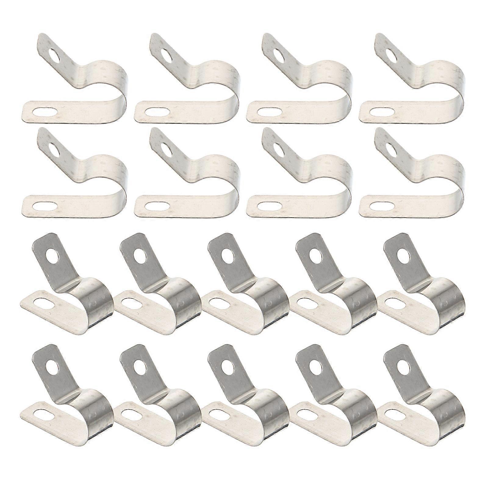 20 pcs R-type Cable Clamp Fixaeners Cable Cable Fixator Buckles