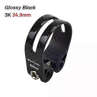 14g Carbon Bike Seat Clamps Water Proof 3K UD Carbon Fiber Bicycle Seatposts Clamps 31.8mm 34.9mm Super Light
