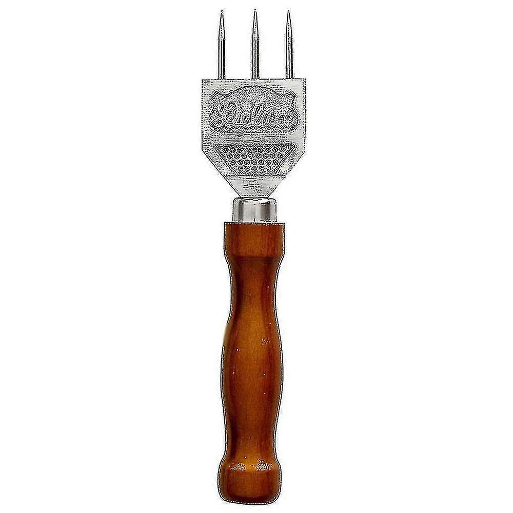 Ice Chipper With Solid Wood Three Pronged Ice For Cocktail