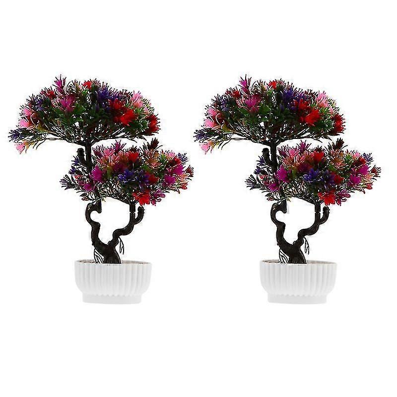 2pcs Plastic Flower Potted