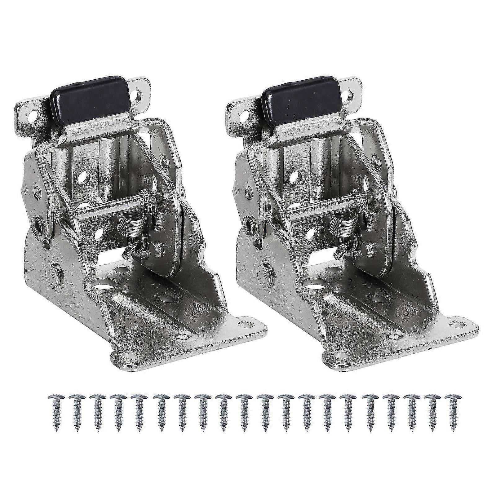 Self-Locking Folding Hinges Table Leg Foldable Hinge with 4Pcs Screws