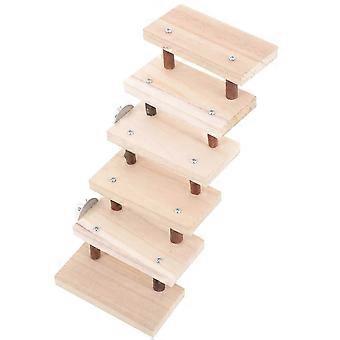 Kletterspielzeug aus Holz: Leiterbrücke, Plattform, Käfig, Lebensraum für Meerschweinchen