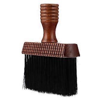 Barber Neck Cleaning Brush Broken Hair Brush Wood Handle 1 Piece