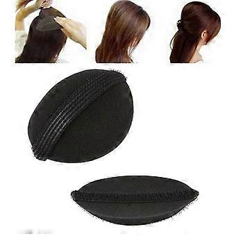 2 Stück Schwammhaar Frisur Pad Haarbasis Bump Pad Haarkissen Clip Volumen Haar