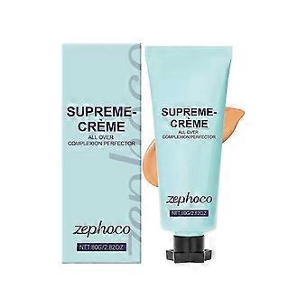 Supreme Cream All-Over Complexion Perfector, Hydrating Full Coverage Concealer, Long-Lasting Lightweight Foundation, Waterproof Transfer-Resistant Eve