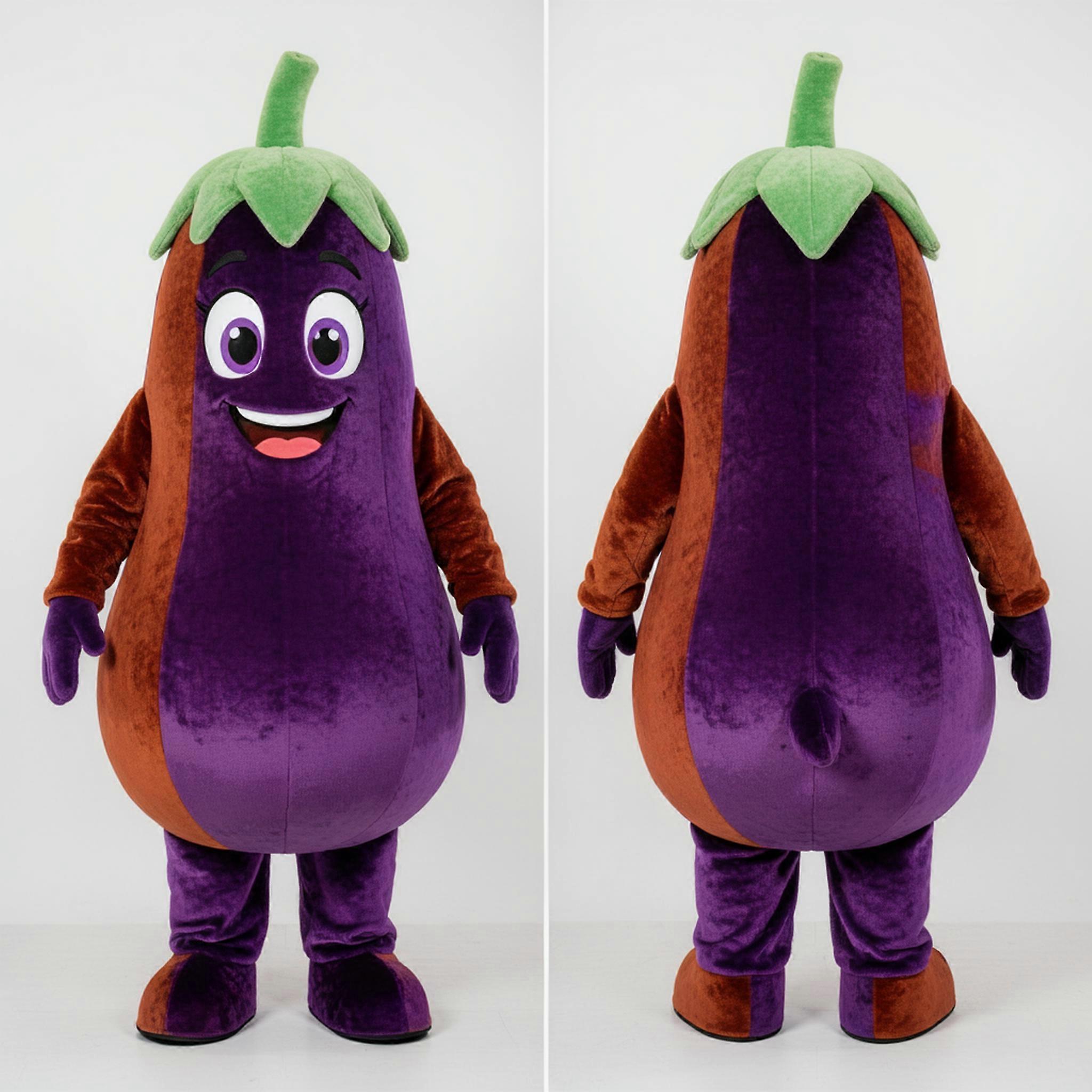 MASTICOT Rust Velvety Eggplant Mascot